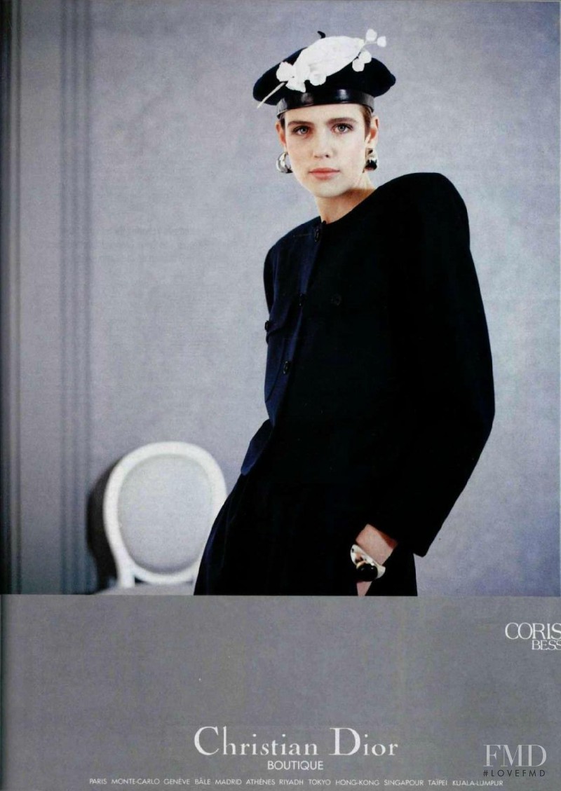 Jeny Howorth featured in  the Christian Dior advertisement for Spring/Summer 1987