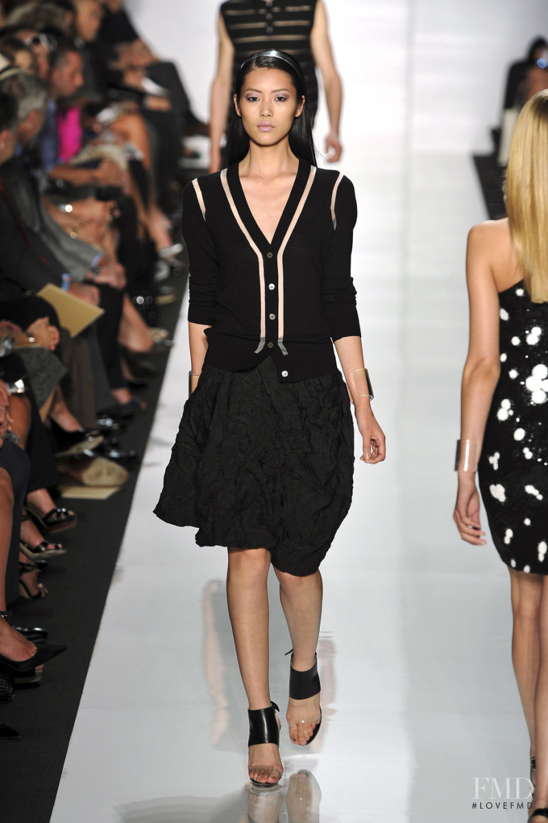 Liu Wen featured in  the Michael Kors Collection fashion show for Spring/Summer 2010