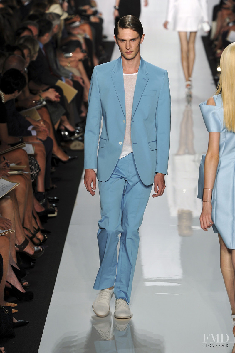 Mathias Lauridsen featured in  the Michael Kors Collection fashion show for Spring/Summer 2010