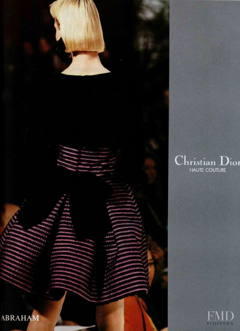 Christian Dior advertisement for Autumn/Winter 1987