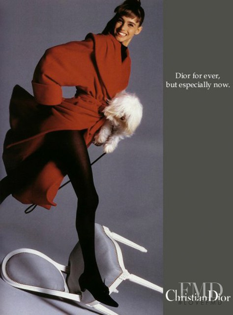 Roberta Chirko featured in  the Christian Dior advertisement for Autumn/Winter 1987