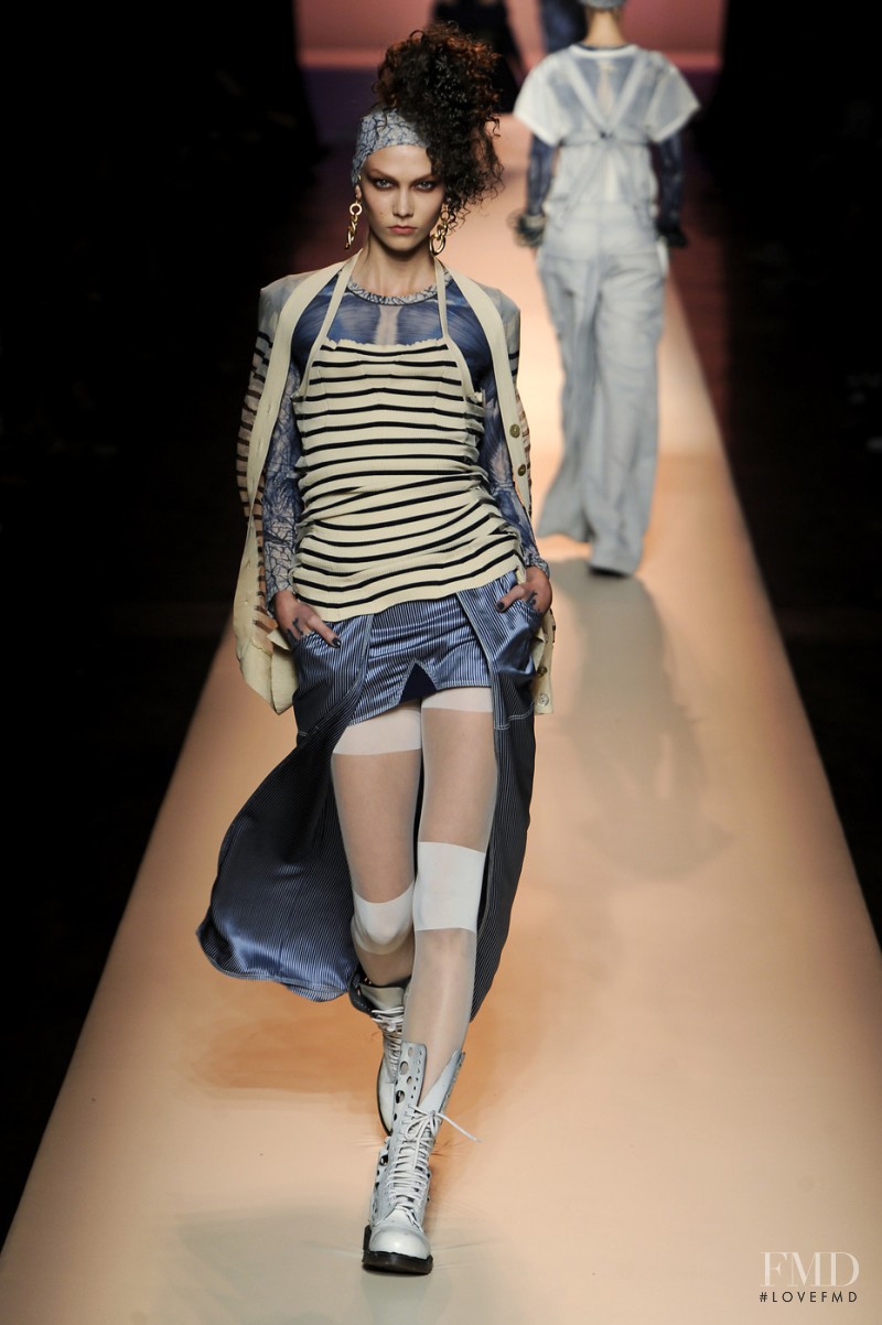 Karlie Kloss featured in  the Jean-Paul Gaultier fashion show for Spring/Summer 2010