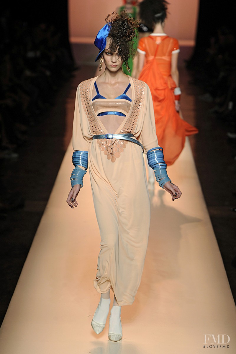 Karlie Kloss featured in  the Jean-Paul Gaultier fashion show for Spring/Summer 2010