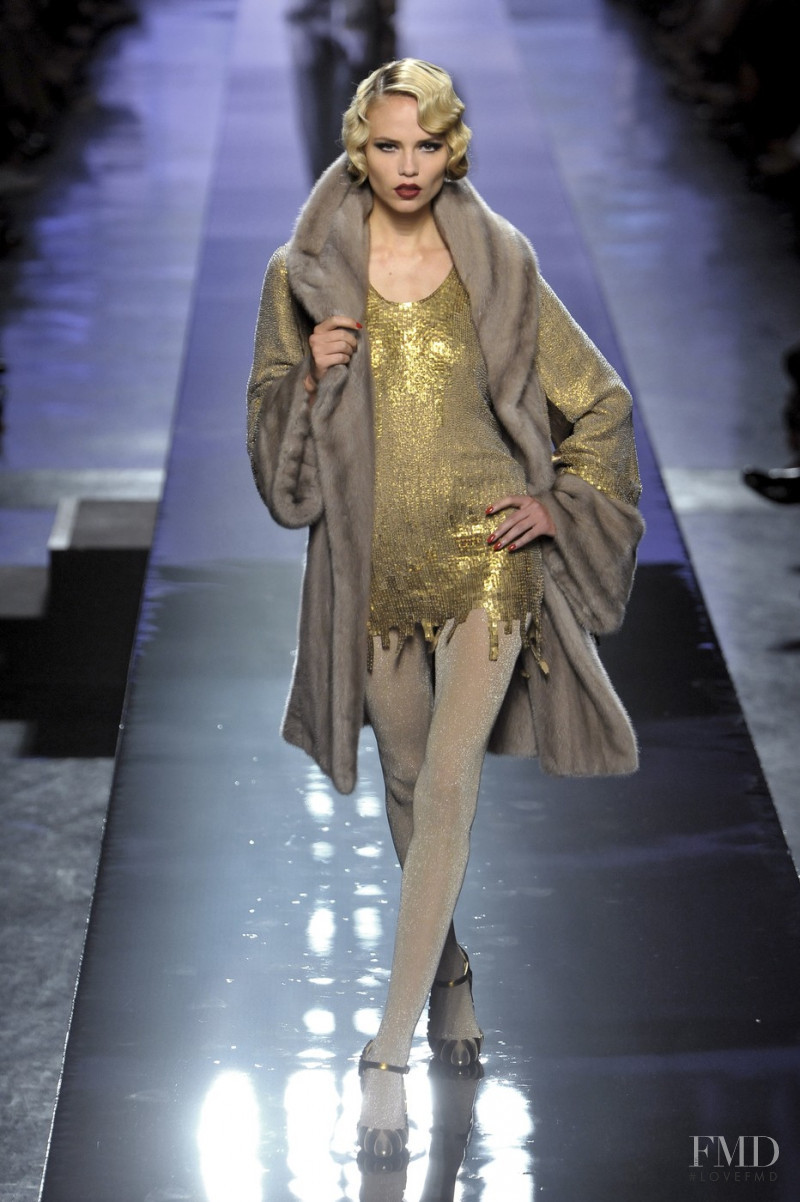Natasha Poly featured in  the Jean Paul Gaultier Haute Couture fashion show for Autumn/Winter 2009