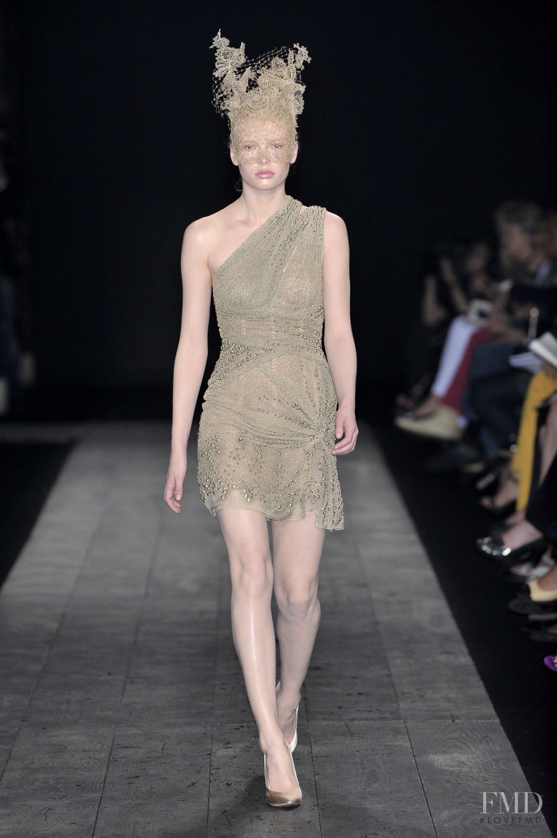 Julia Hafstrom featured in  the Valentino Couture fashion show for Autumn/Winter 2009