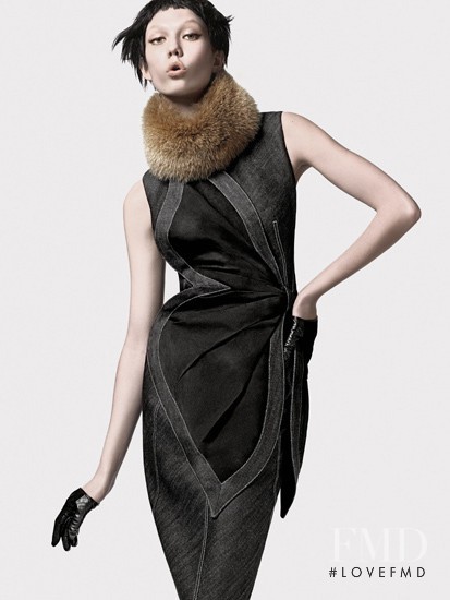 Karlie Kloss featured in  the Sportmax lookbook for Autumn/Winter 2009