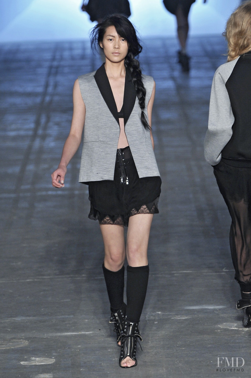 Liu Wen featured in  the Alexander Wang fashion show for Spring/Summer 2010