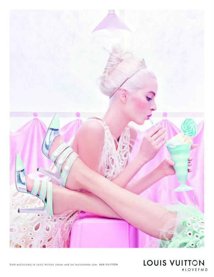 Daria Strokous featured in  the Louis Vuitton advertisement for Spring/Summer 2012