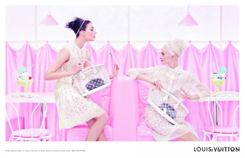 Daria Strokous featured in  the Louis Vuitton advertisement for Spring/Summer 2012