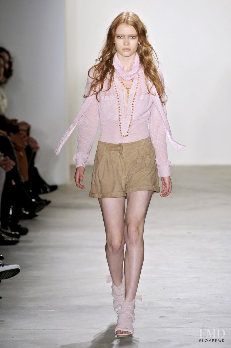 Julia Hafstrom featured in  the Altuzarra fashion show for Spring/Summer 2010