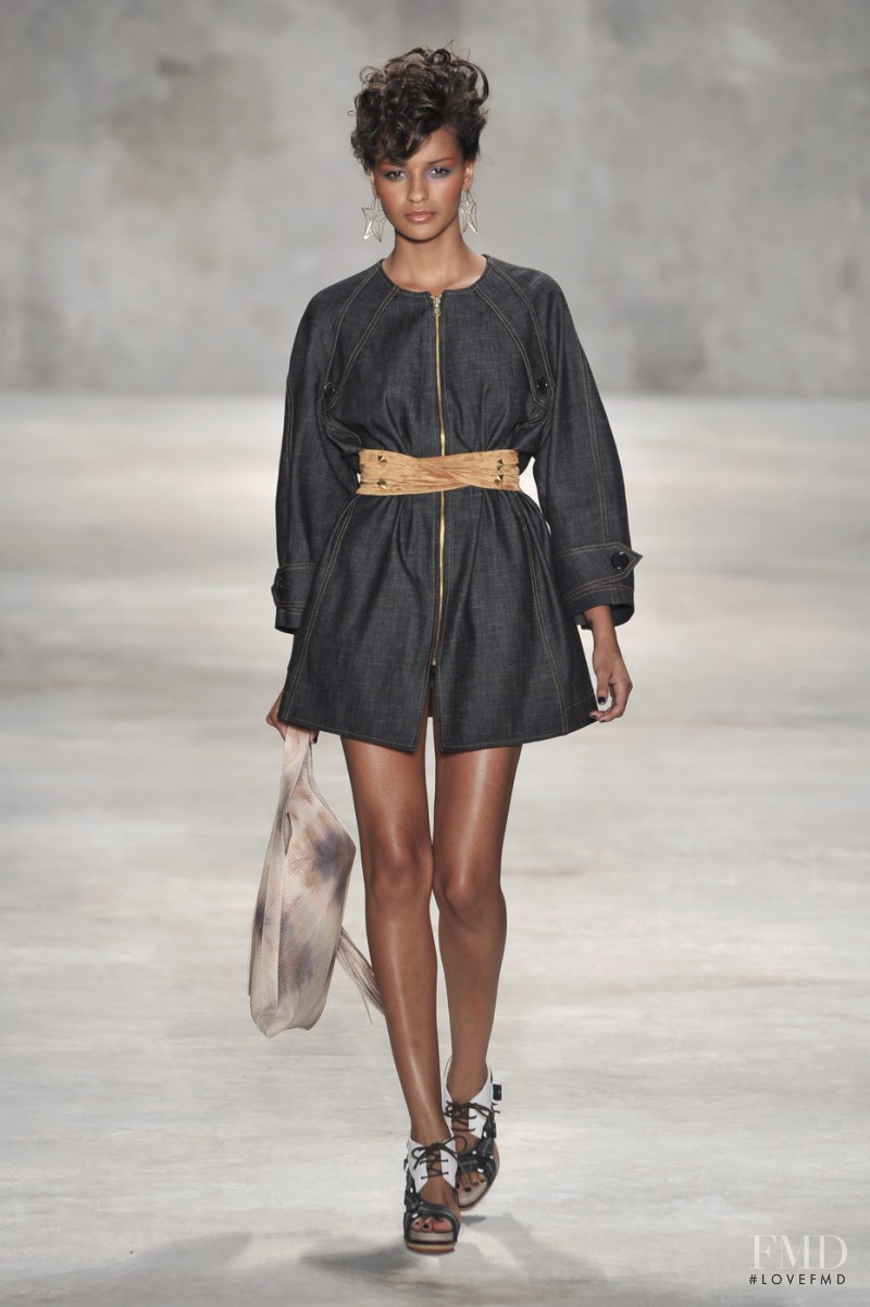 Gracie Carvalho featured in  the Derek Lam fashion show for Spring/Summer 2010