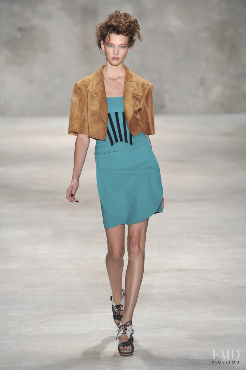 Karlie Kloss featured in  the Derek Lam fashion show for Spring/Summer 2010