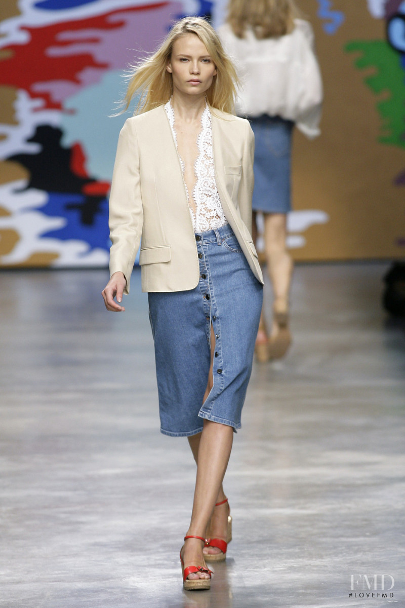 Natasha Poly featured in  the Stella McCartney fashion show for Spring/Summer 2010