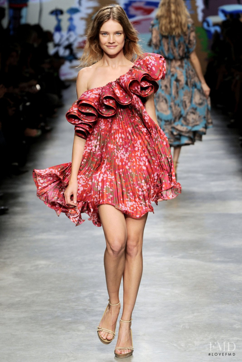 Natalia Vodianova featured in  the Stella McCartney fashion show for Spring/Summer 2010