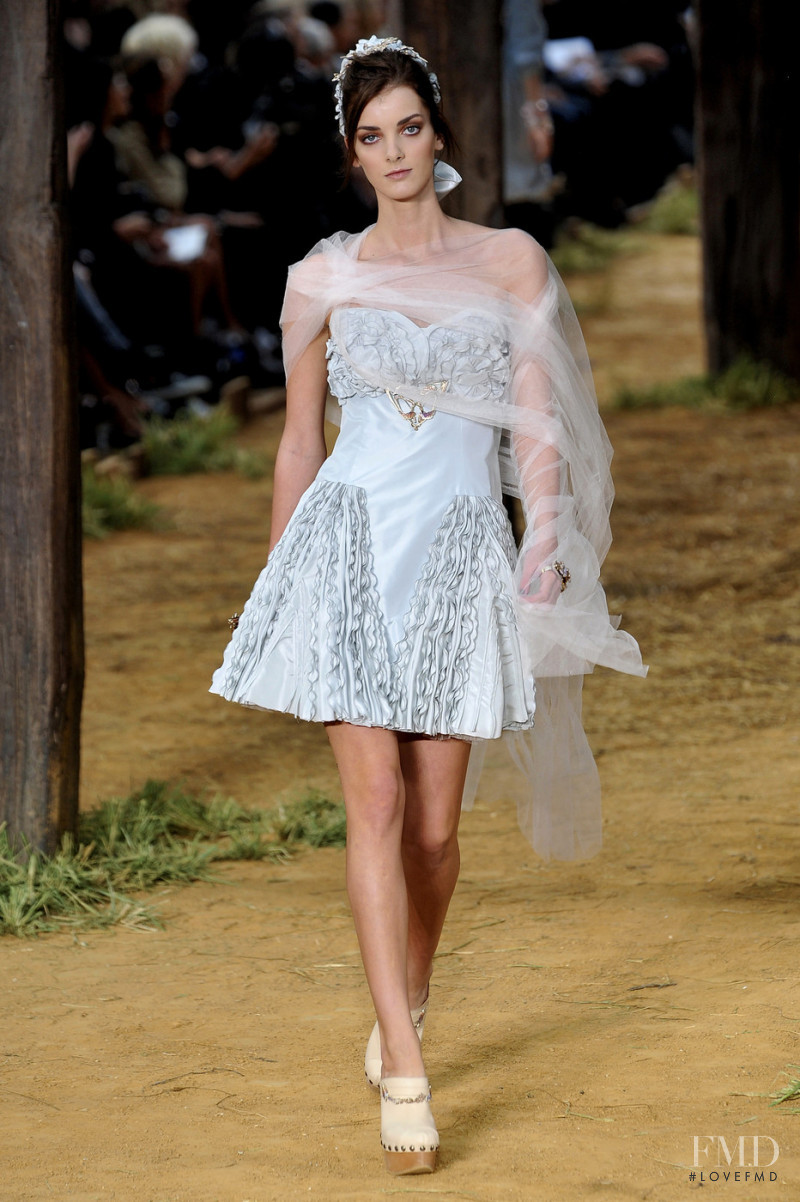 Denisa Dvorakova featured in  the Chanel fashion show for Spring/Summer 2010
