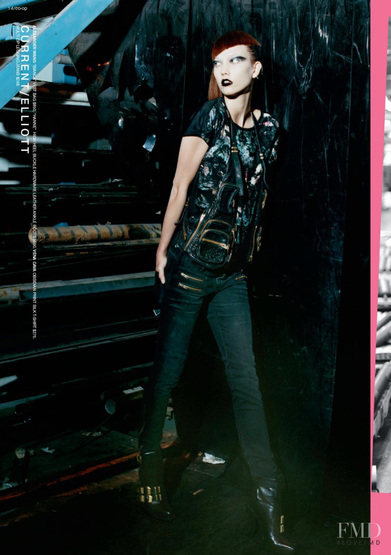 Karlie Kloss featured in  the Barneys New York catalogue for Autumn/Winter 2009