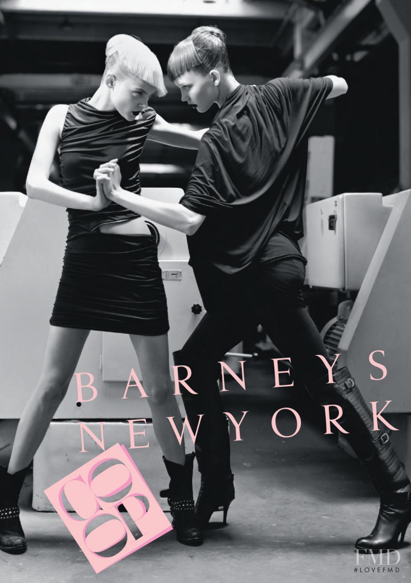 Karlie Kloss featured in  the Barneys New York catalogue for Autumn/Winter 2009
