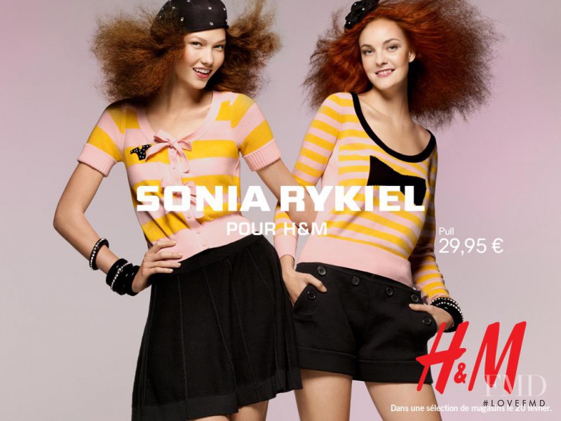 Caroline Trentini featured in  the H&M by Sonia Rykiel advertisement for Spring/Summer 2010