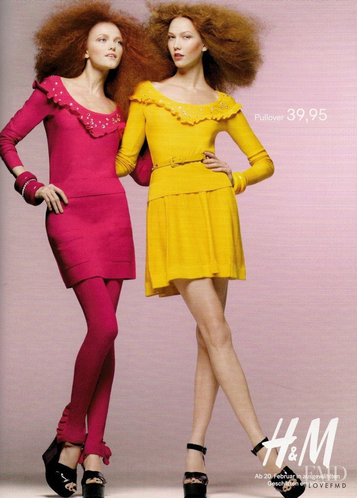 Karlie Kloss featured in  the H&M by Sonia Rykiel advertisement for Spring/Summer 2010