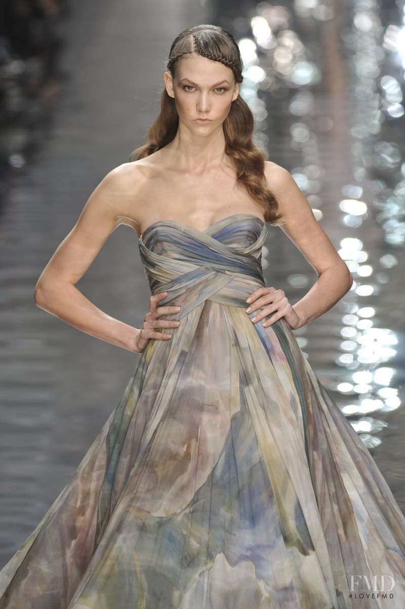 Karlie Kloss featured in  the Elie Saab Couture fashion show for Spring/Summer 2010