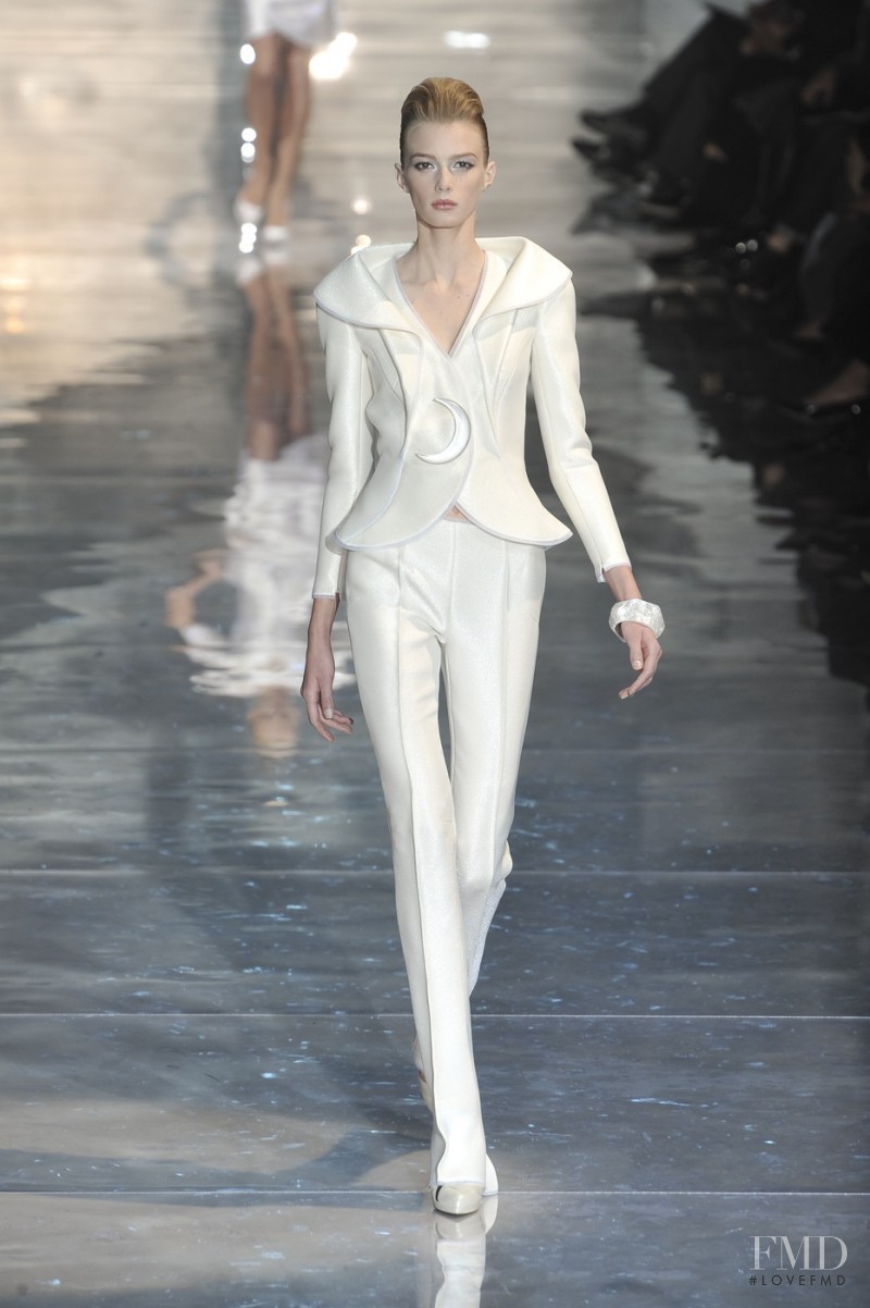 Sigrid Agren featured in  the Armani Prive fashion show for Spring/Summer 2010