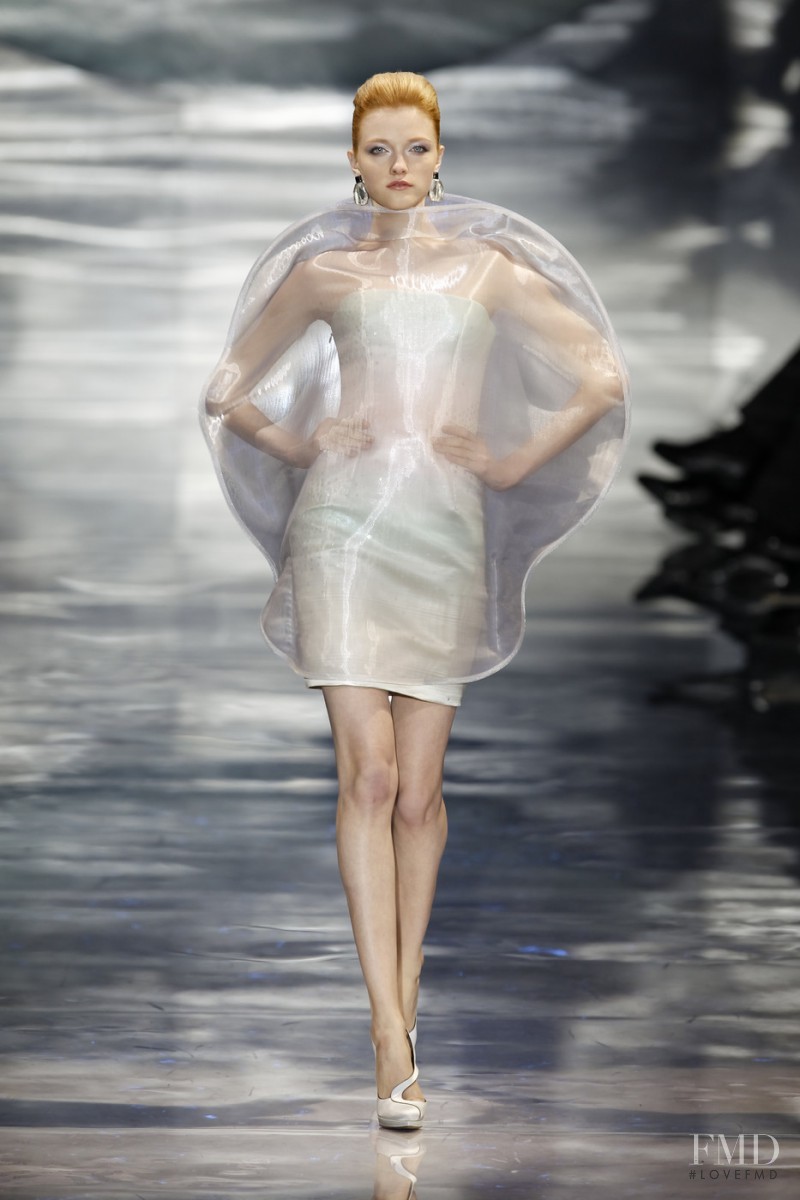 Vlada Roslyakova featured in  the Armani Prive fashion show for Spring/Summer 2010