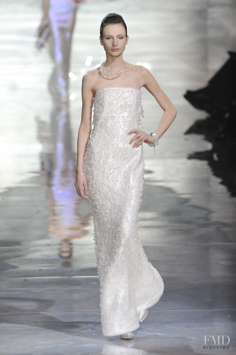 Agnese Zogla featured in  the Armani Prive fashion show for Spring/Summer 2010