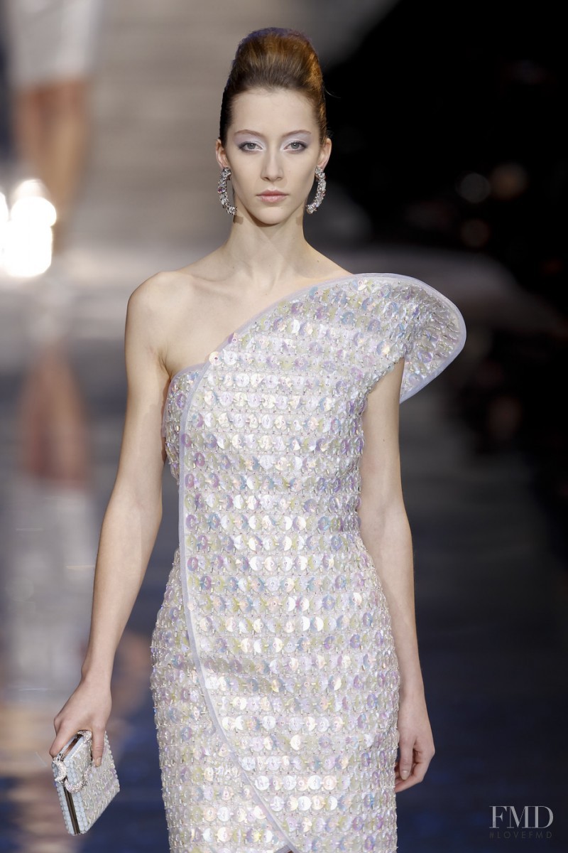 Alana Zimmer featured in  the Armani Prive fashion show for Spring/Summer 2010