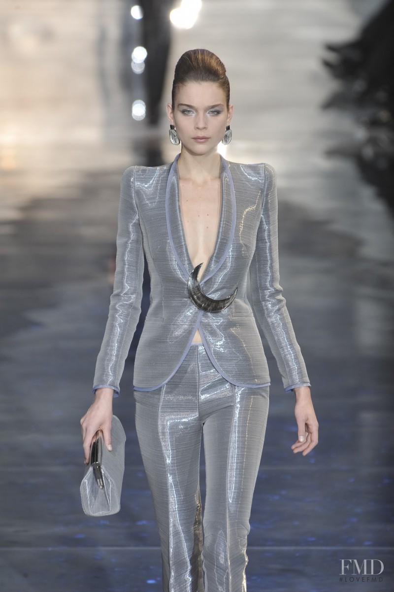 Kim Noorda featured in  the Armani Prive fashion show for Spring/Summer 2010