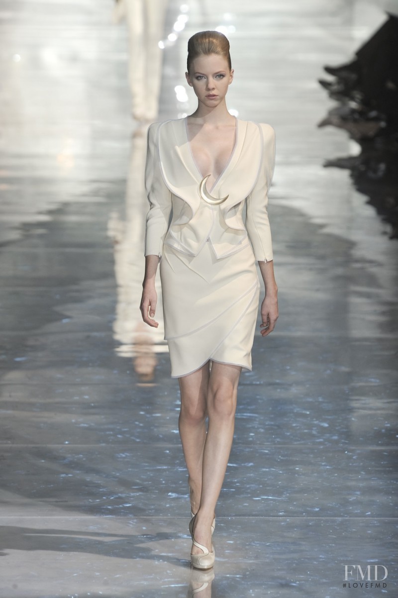 Skye Stracke featured in  the Armani Prive fashion show for Spring/Summer 2010