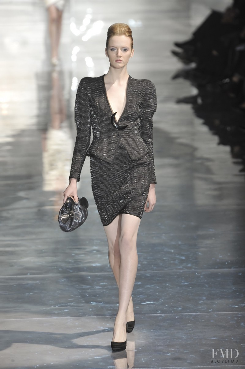 Daria Strokous featured in  the Armani Prive fashion show for Spring/Summer 2010