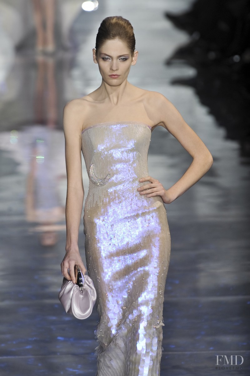 Heidi Mount featured in  the Armani Prive fashion show for Spring/Summer 2010
