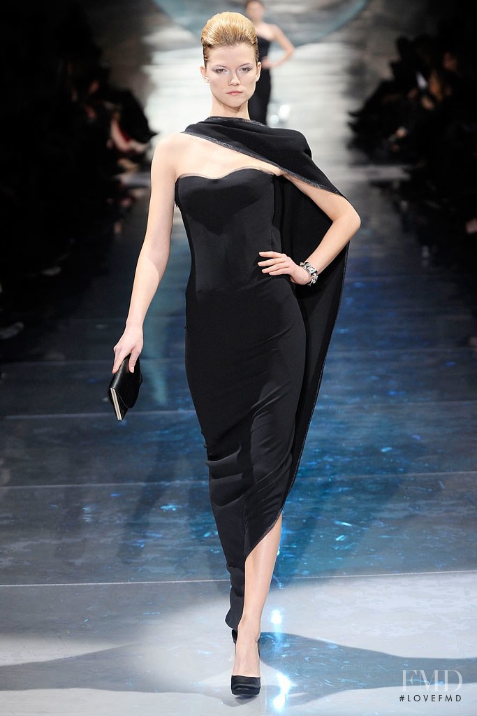 Kasia Struss featured in  the Armani Prive fashion show for Spring/Summer 2010