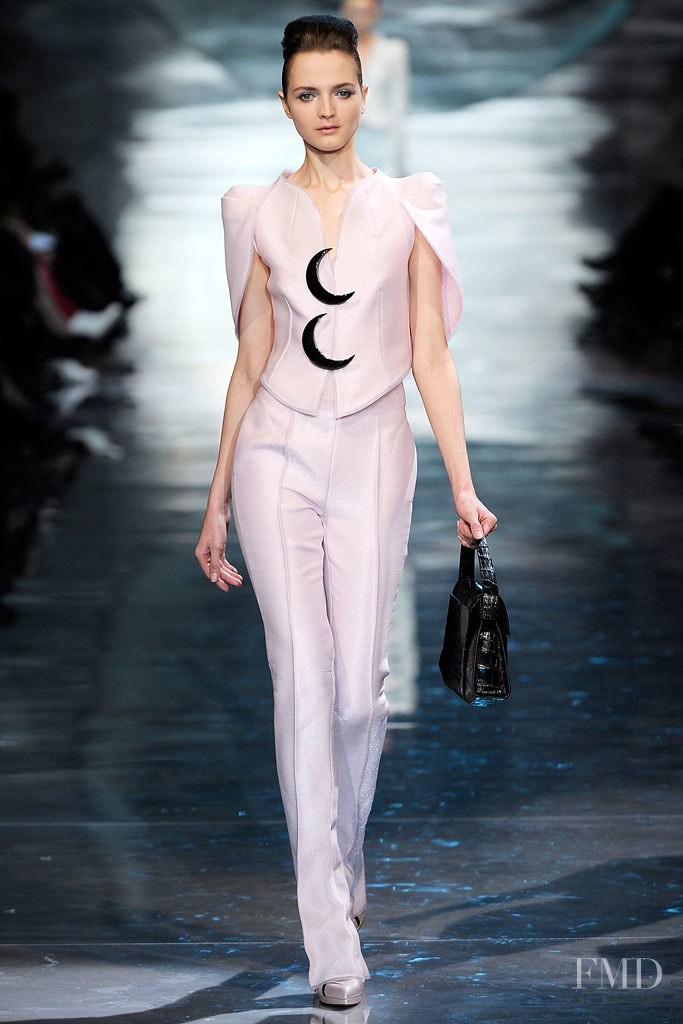 Angelika Kocheva featured in  the Armani Prive fashion show for Spring/Summer 2010