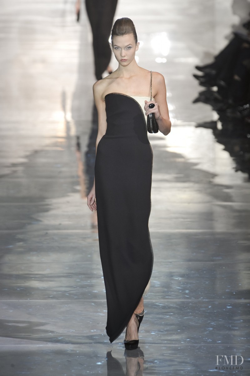 Karlie Kloss featured in  the Armani Prive fashion show for Spring/Summer 2010