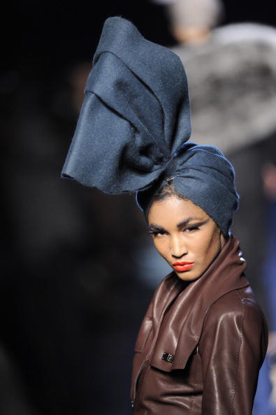 Sessilee Lopez featured in  the Jean Paul Gaultier Haute Couture fashion show for Autumn/Winter 2010