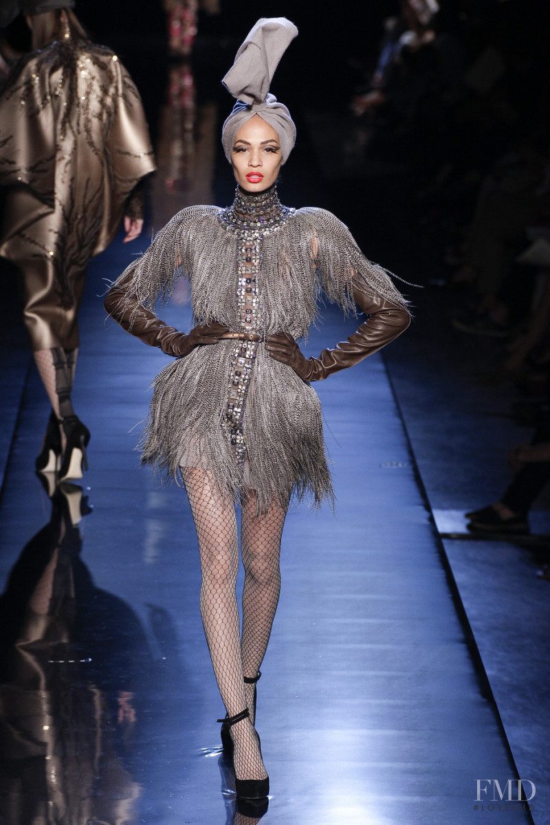 Joan Smalls featured in  the Jean Paul Gaultier Haute Couture fashion show for Autumn/Winter 2010