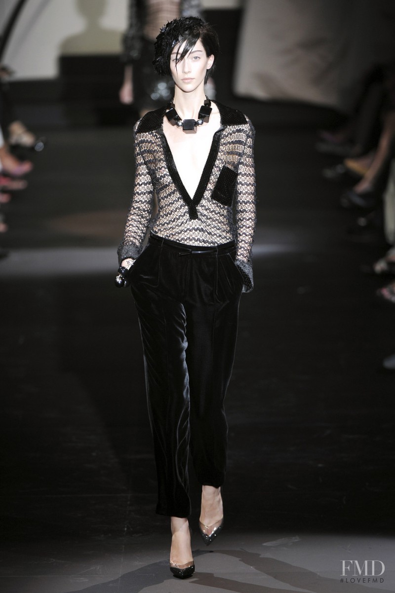 Alana Zimmer featured in  the Armani Prive fashion show for Autumn/Winter 2009