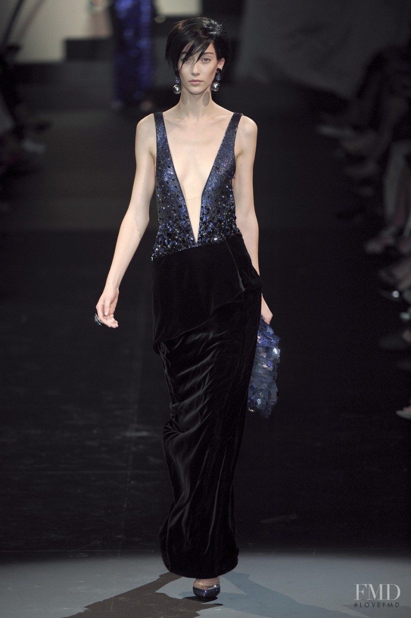 Alana Zimmer featured in  the Armani Prive fashion show for Autumn/Winter 2009