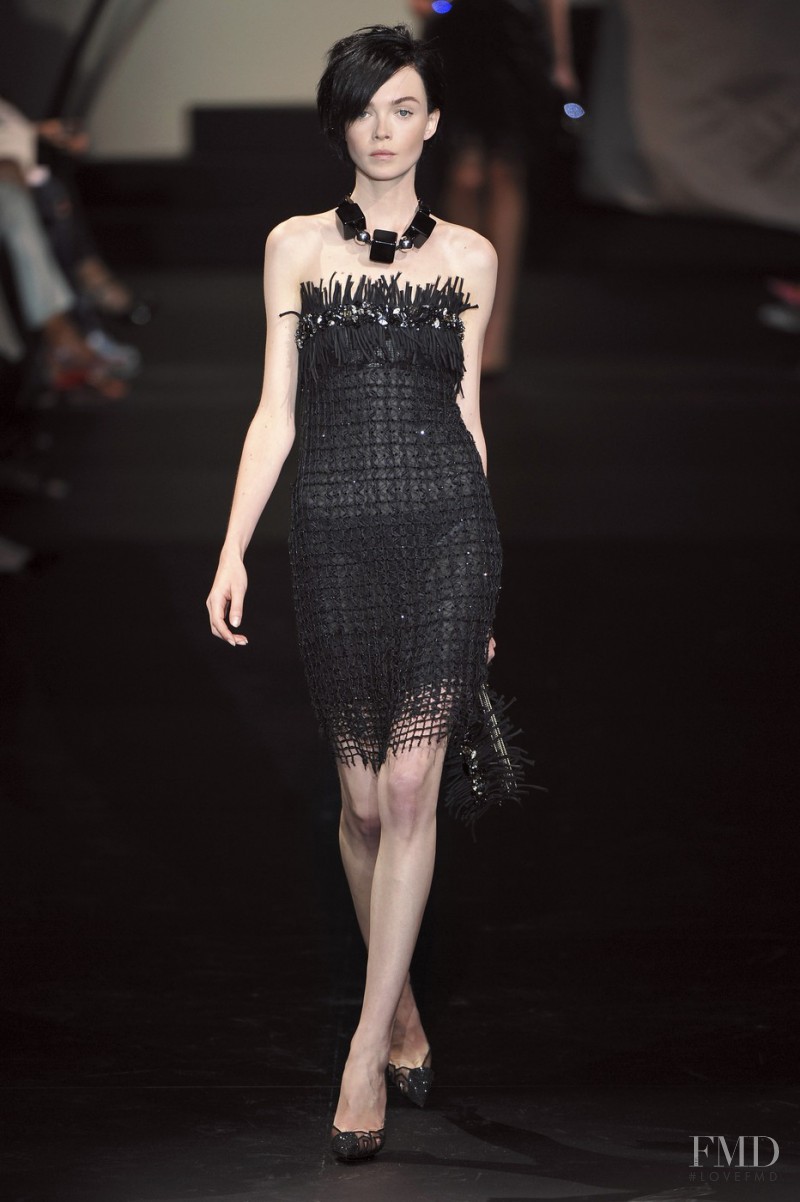 Siri Tollerod featured in  the Armani Prive fashion show for Autumn/Winter 2009