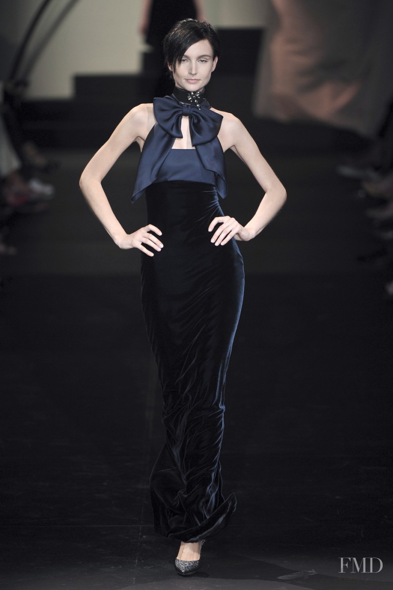 Agnese Zogla featured in  the Armani Prive fashion show for Autumn/Winter 2009