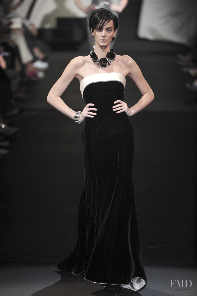 Denisa Dvorakova featured in  the Armani Prive fashion show for Autumn/Winter 2009