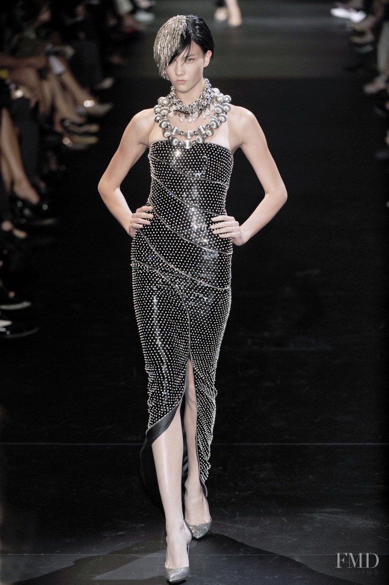 Karlie Kloss featured in  the Armani Prive fashion show for Autumn/Winter 2009