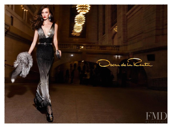 Karlie Kloss featured in  the Oscar de la Renta advertisement for Autumn/Winter 2010