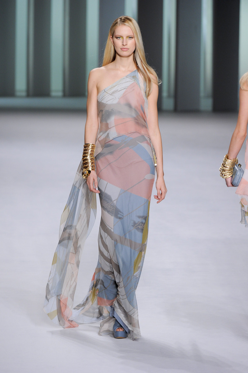 Karolina Kurkova featured in  the Elie Saab fashion show for Spring/Summer 2011