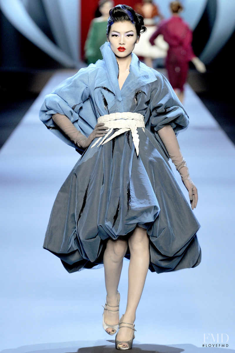 Liu Wen featured in  the Christian Dior Haute Couture fashion show for Spring/Summer 2011