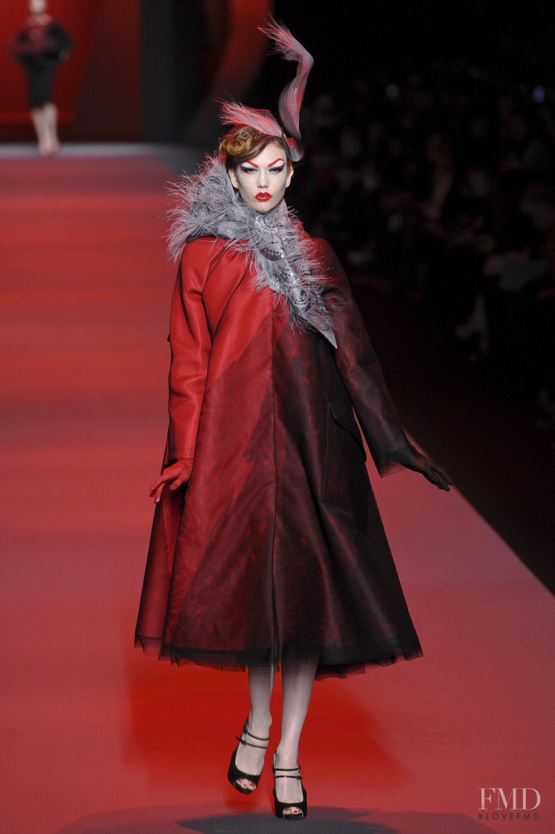 Karlie Kloss featured in  the Christian Dior Haute Couture fashion show for Spring/Summer 2011