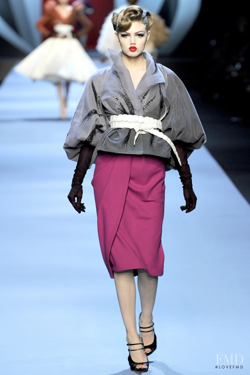 Lindsey Wixson featured in  the Christian Dior Haute Couture fashion show for Spring/Summer 2011