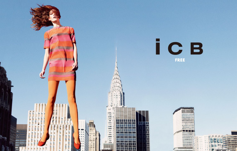 Karlie Kloss featured in  the iCB advertisement for Spring/Summer 2011