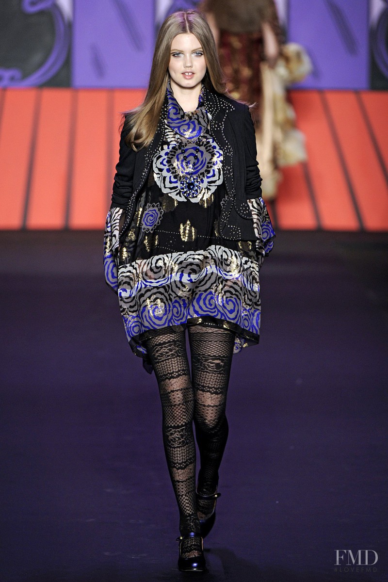 Lindsey Wixson featured in  the Anna Sui fashion show for Autumn/Winter 2011